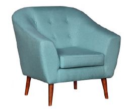 OLYMPIC GRACE 1 SEATER SOFA GRAPHITE/MIDGREY