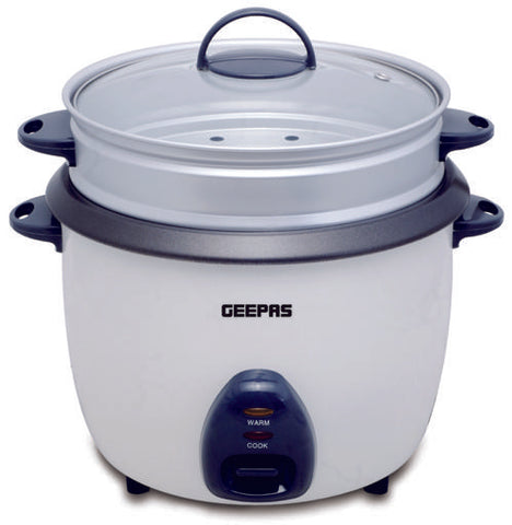 GEEPAS RICE COOKER 1L 3-IN-1 (COOK,WARM,STEAM) # GRC4325