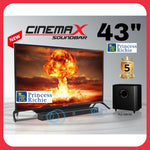 POLYTRON 43 INCH SPEAKER LIUR SOUNDBAR SUBWOOFER