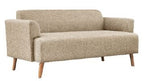 OLYMPIC TAMARA 2 SEATER SOFA PALOMA/GRAPHITE/ WOOD/MYSTIC
