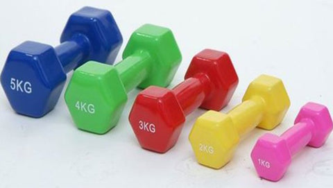 GYM VINYL DUMBBEL 1KG # TZ-3004