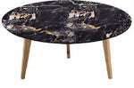 OLYMPIC TABLE ECTURKU4 BLACK MARBLE 800x800x420 MM