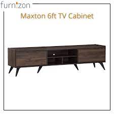HINLIM MAXTON TV CABINET 109 COCOA/BLACK 1800x400x460 MM # 336018