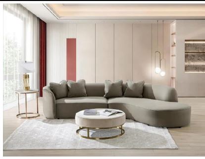 BLESS NEVADA L-SHAPE SOFA COFFE # XF32001