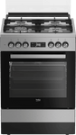 BEKO FREESTANDING COOKER ELECTRIC OVEN+GAS TOP 60 CM # FSM61330DXDSL PRODUTU EUROPA