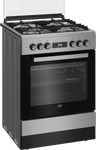 BEKO FREESTANDING COOKER ELECTRIC OVEN+GAS TOP 60 CM # FSM61330DXDSL PRODUTU EUROPA