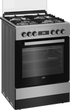 BEKO FREESTANDING COOKER ELECTRIC OVEN+GAS TOP 60 CM # FSM61330DXDSL PRODUTU EUROPA
