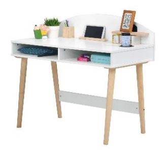 OLYMPIC STUDY DESK WHITE 1190x590x724 MM # MTSL-03