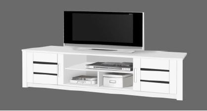 OLYMPIC TV RACK WHITE 418x396x1506MM # MH-1118