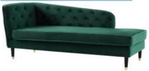 DHK TANGUY CHAISE LONGUE GREEN