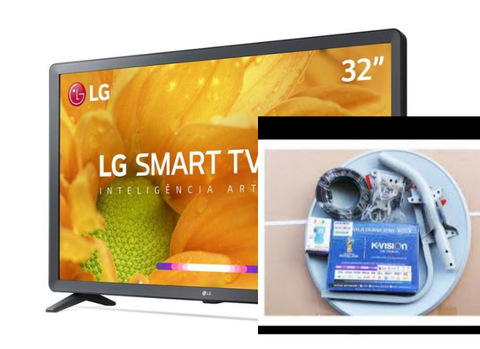 PAKOTE LG SMART TV + PARABOLA KVISION