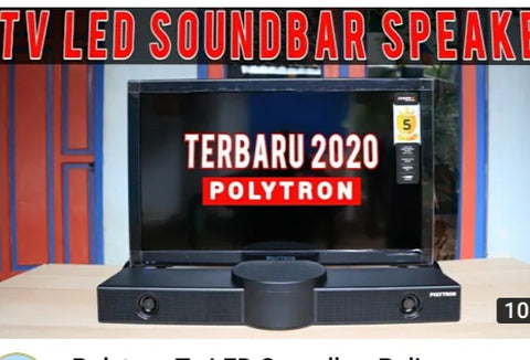 POLYTRON LED 24 INCH SOUNDBAR SUBWOOFER SPEAKER LIUR