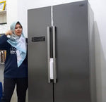 BEKO SIDE BY SIDE 500L REFRIGERATOR INVERTER SS # GNO4331XPID