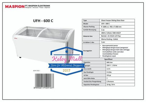 Chest Freezer Maspion UFH-800 T