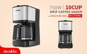 Decakila Drip Coffee Maker 10 Cup #KECF001B #KECF004B