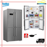 BEKO SIDE BY SIDE 4 DOOR REFRIGERATOR 626L #GN1416223ZX